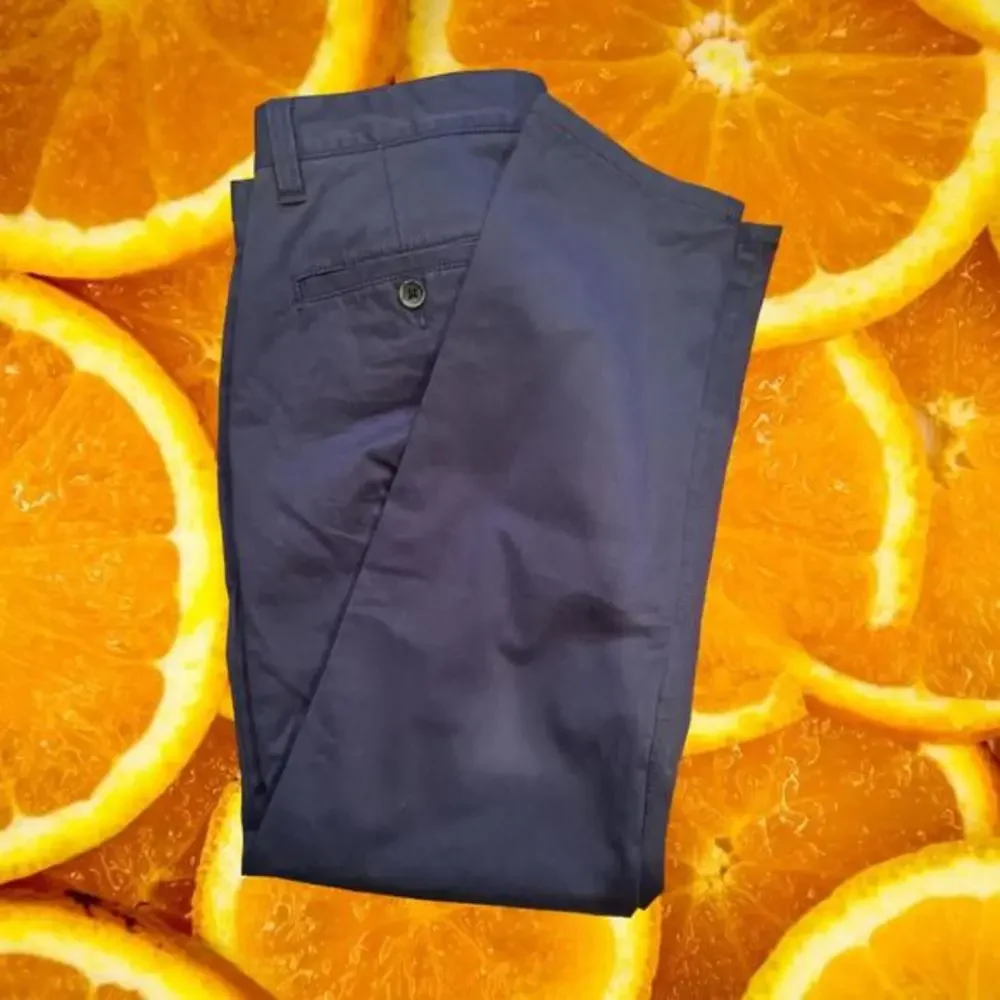 New Under 5'10 Premium Cotton Stretch Chino‎ Navy Size 32/27